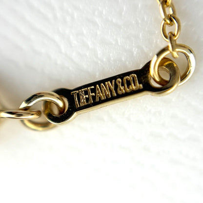 Tiffany & Co Open Heart Necklace YG Yellow Gold Pendant — view 7