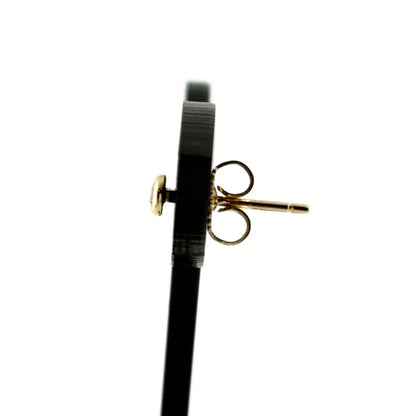 Tiffany & Co by the Yard Earrings YG Yellow Gold Elsa Peretti 750 Diamond — view 3