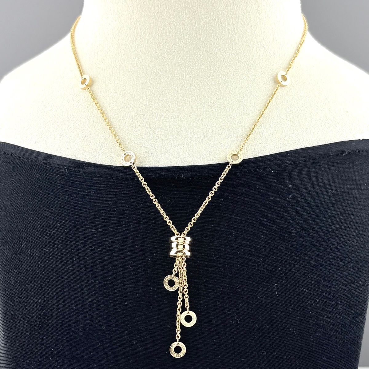 Bvlgari B-zero One Element Necklace YG Yellow Gold Pendant — view 2