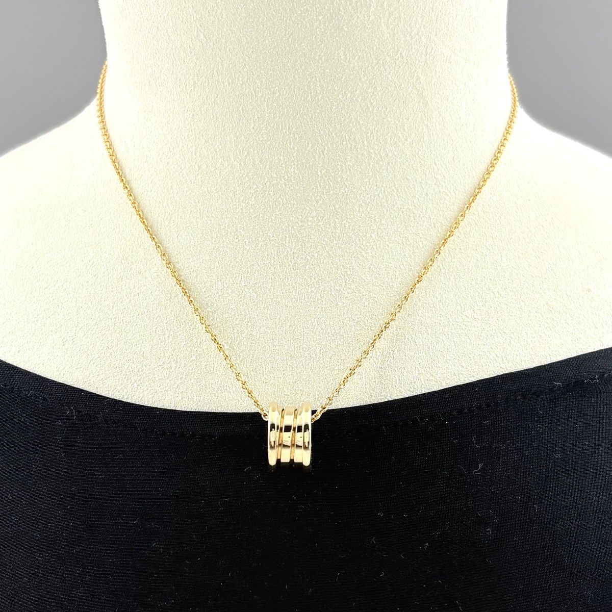 Bvlgari B-zero One Necklace YG Yellow Gold Pendant — view 2