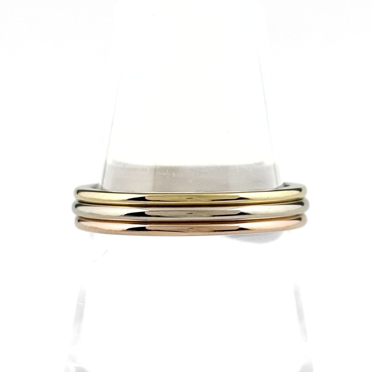 Cartier Vendome Ring YG Yellow Gold Three Colors
