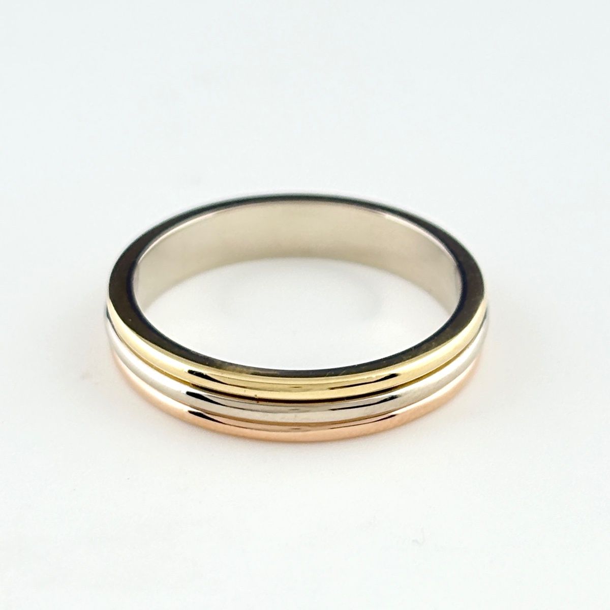Cartier Vendome Ring YG Yellow Gold Three Colors — view 2
