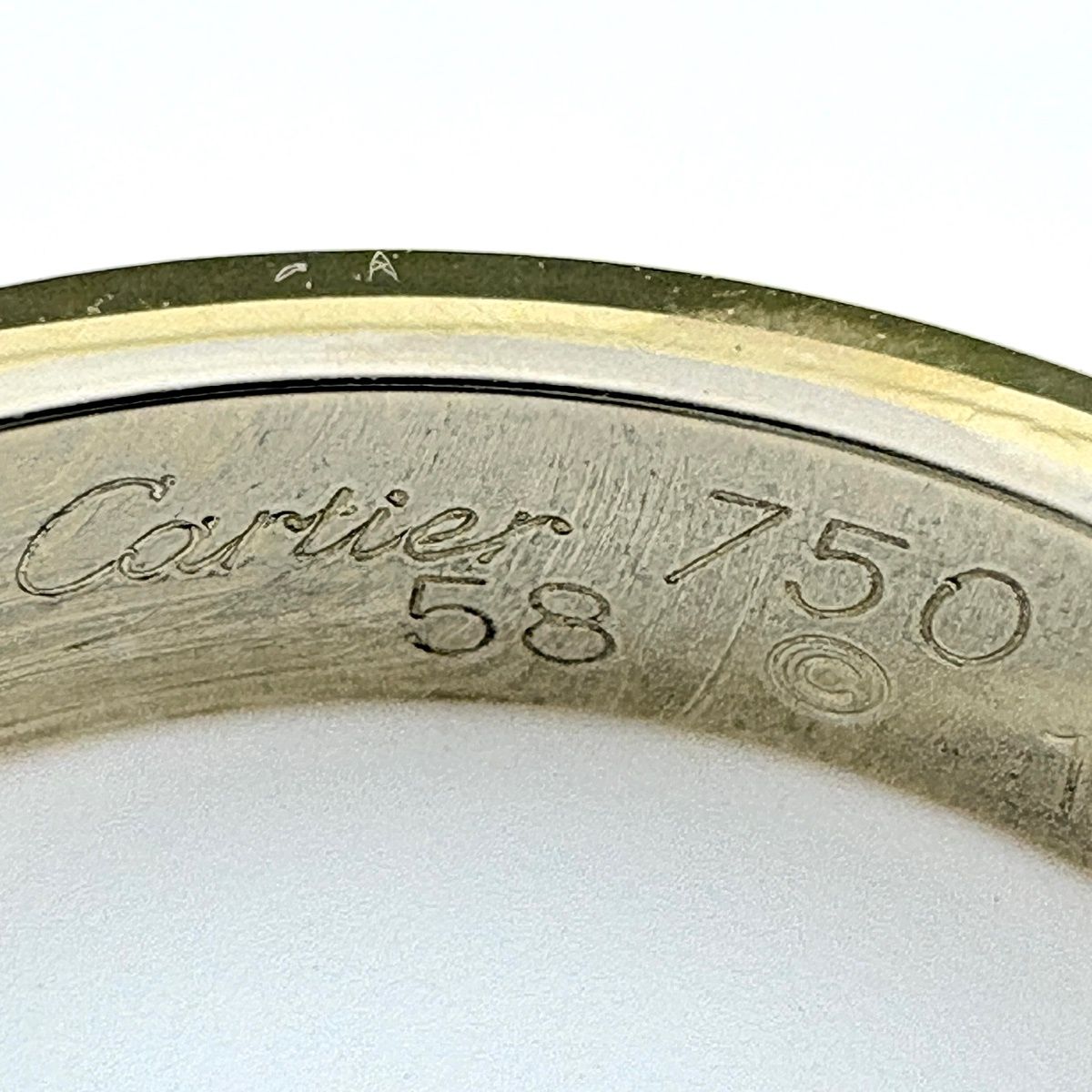 Cartier Vendome Ring YG Yellow Gold Three Colors — view 4