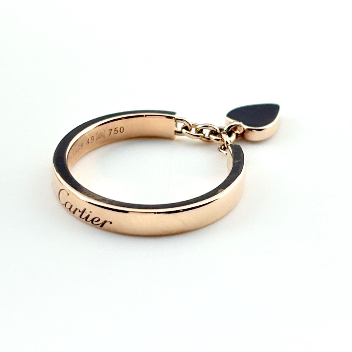 Cartier Heart Ring PG Pink Gold — view 3