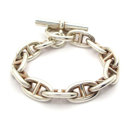 Hermes Bracelet Chaine D'ancre GM Silver 11 Links
