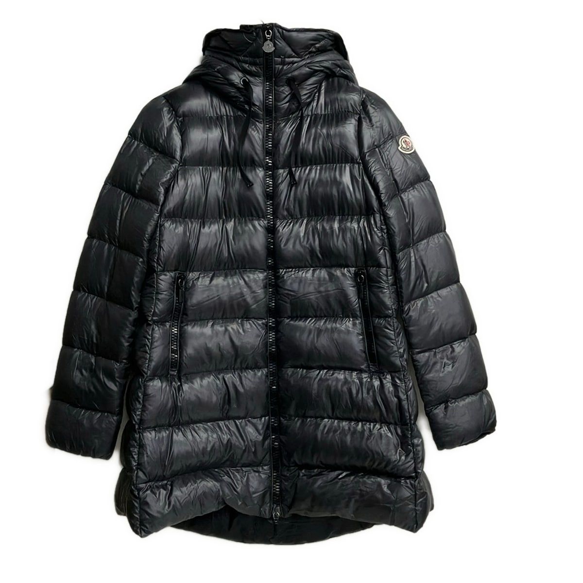Moncler Down Jacket Coat 2 M Suyen Dark Gray Zip Up