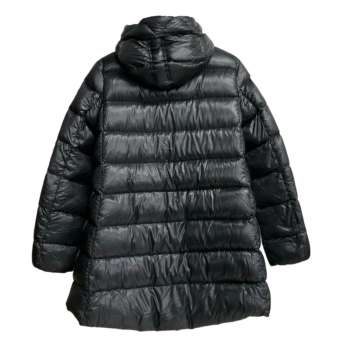Moncler Down Jacket Coat 2 M Suyen Dark Gray Zip Up — view 2