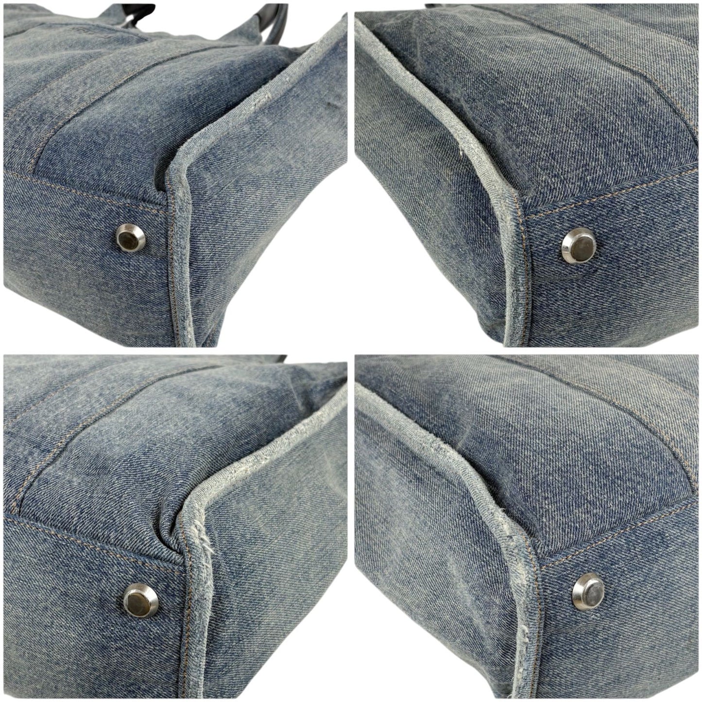 Balenciaga Tote Denim Canvas — view 5