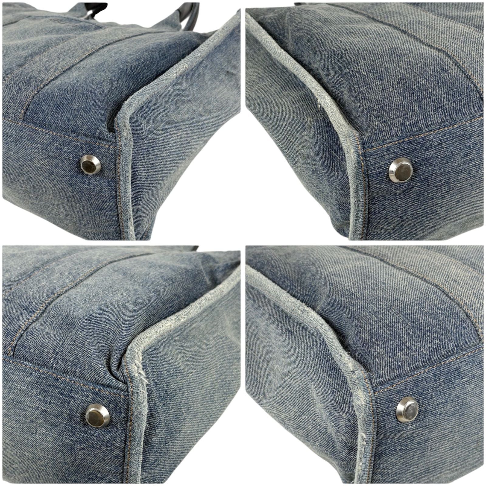 Balenciaga Tote Denim Canvas — view 5