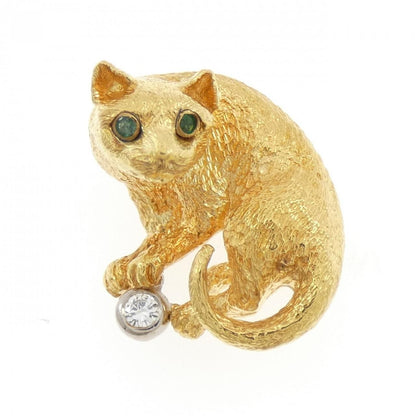 Tiffany & Co Vintage Emerald Brooch — view 2