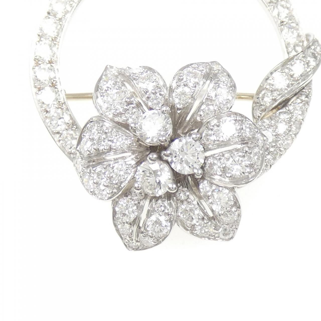Tiffany & Co Vintage Diamond Brooch — view 2