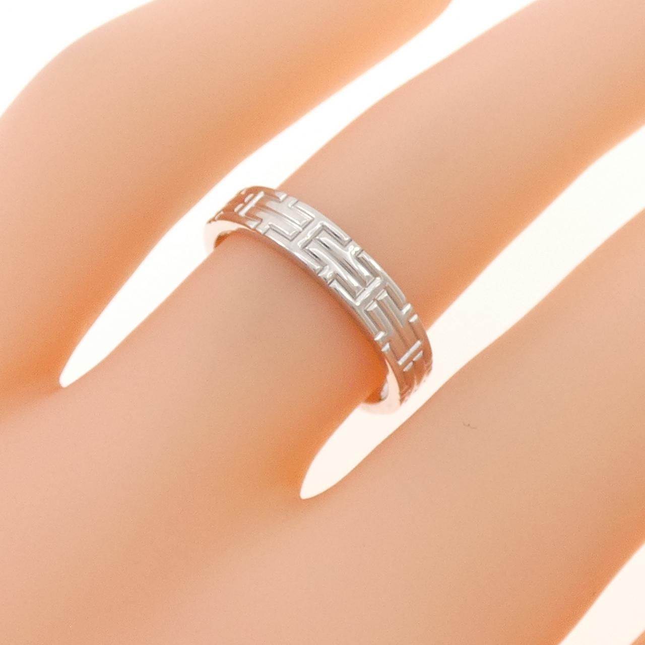 Hermes Kilim Ring White Gold — view 4