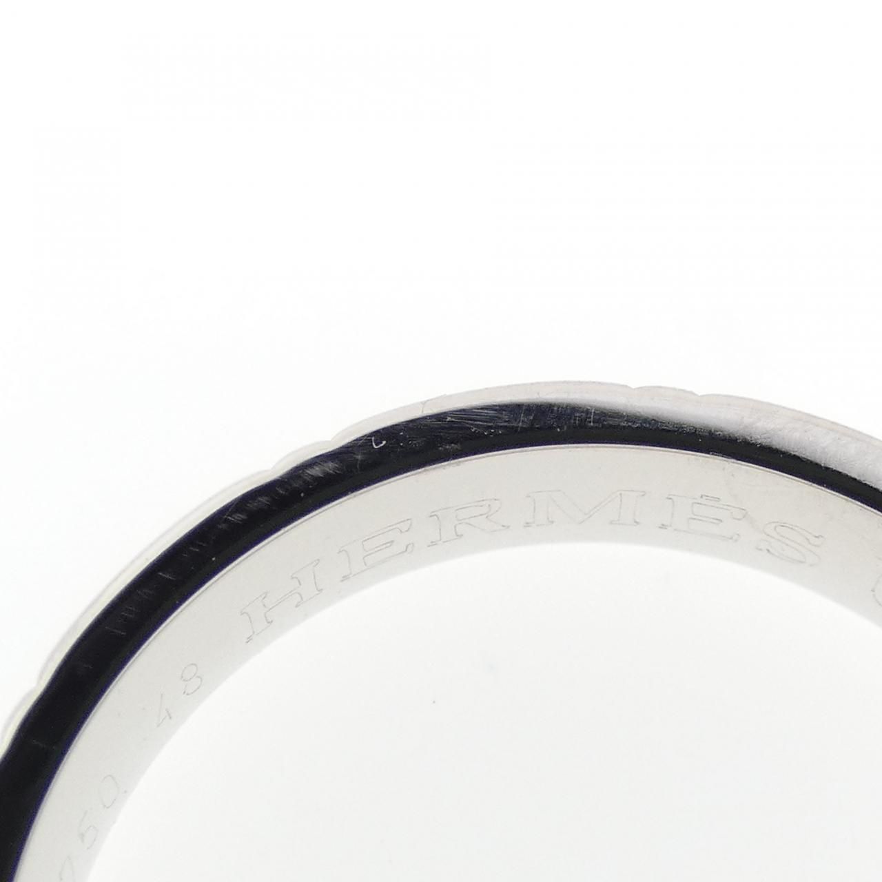 Hermes Kilim Ring White Gold — view 3