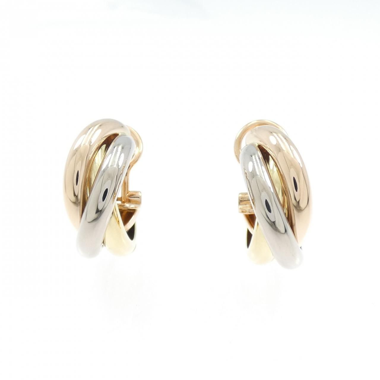 Cartier Trinity Earrings Gold