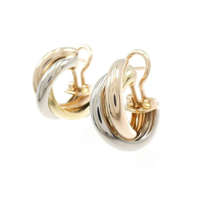 Cartier Trinity Earrings Gold — view 2