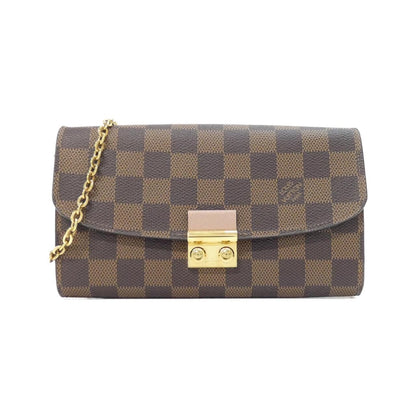 Louis Vuitton Damier Portefeuille Croisette Chain