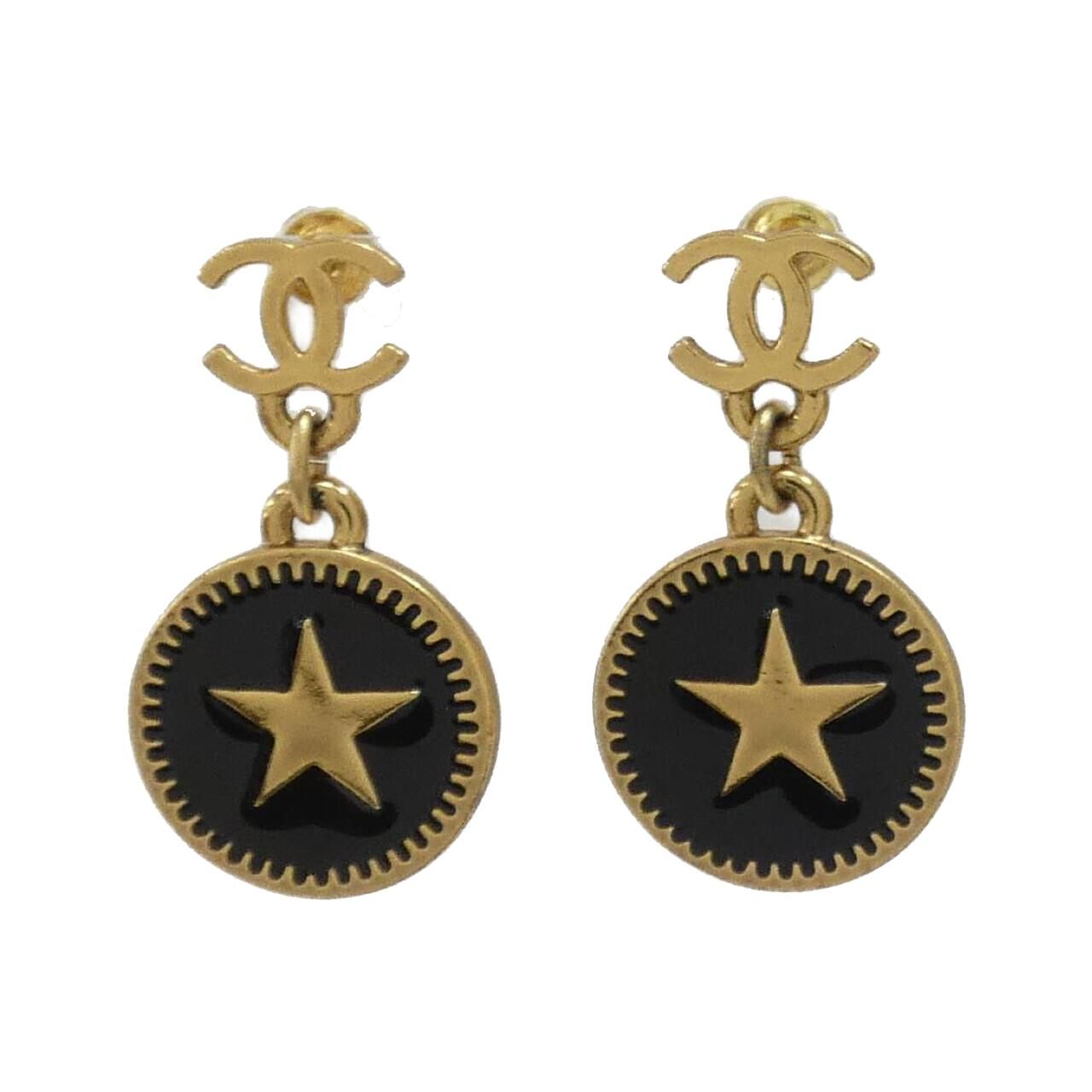 Chanel Vintage Earrings Gold
