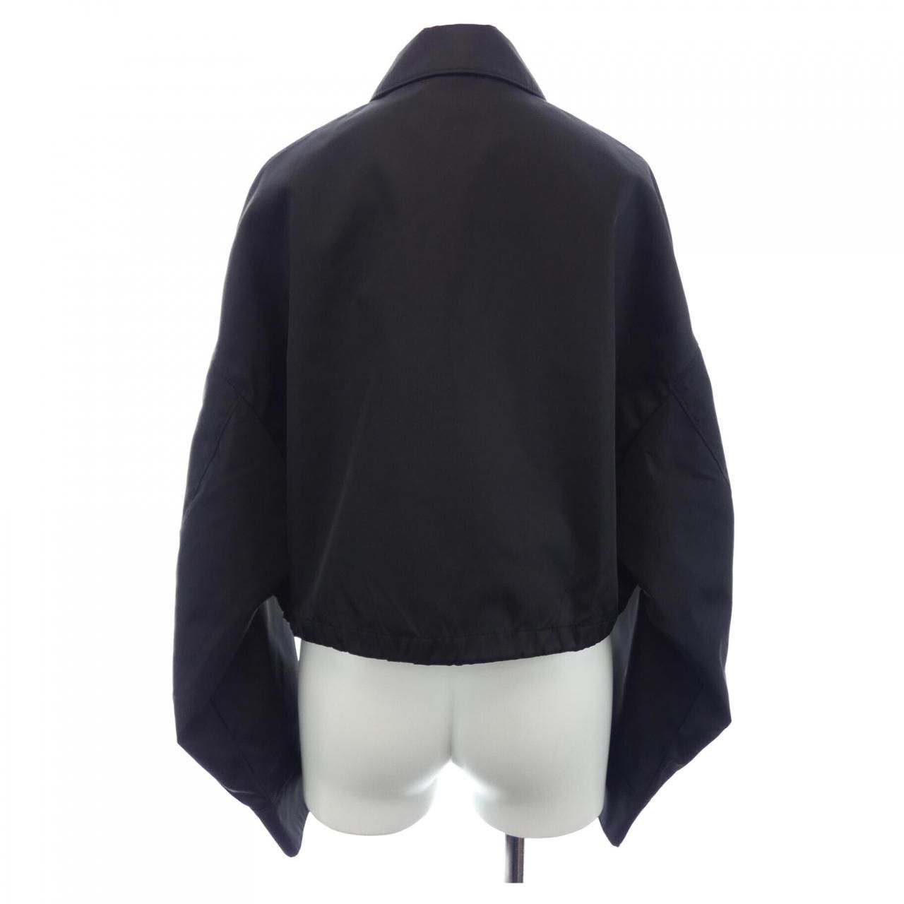 Prada Triangle Logo Cropped Jacket — view 2