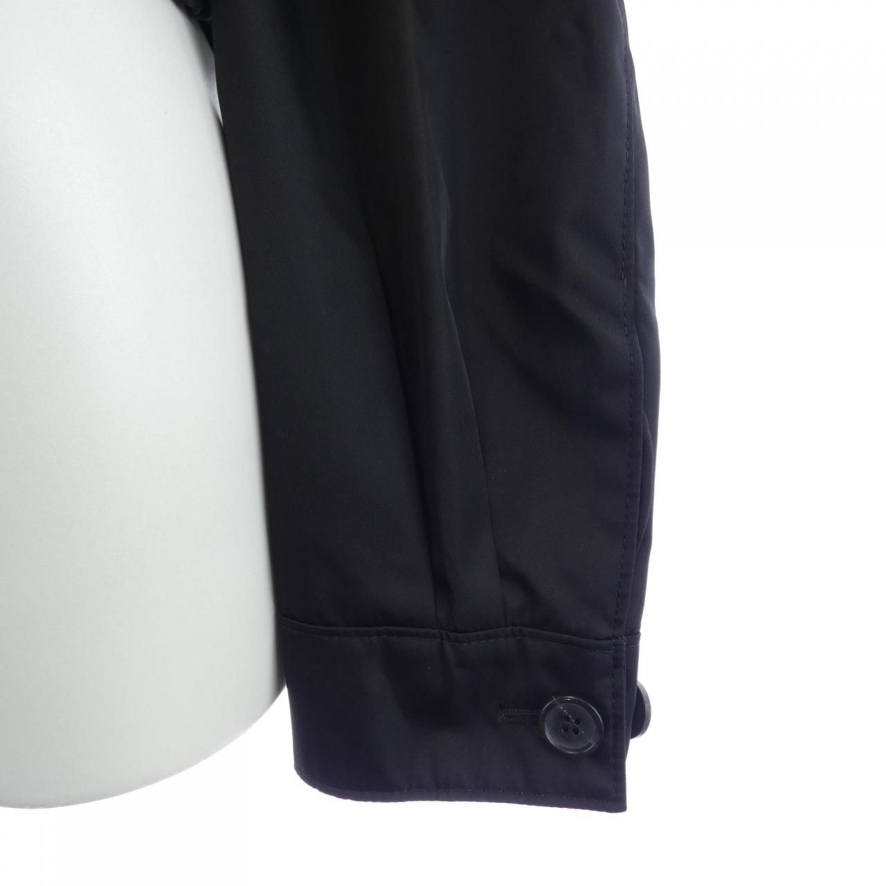 Prada Triangle Logo Cropped Jacket — view 6