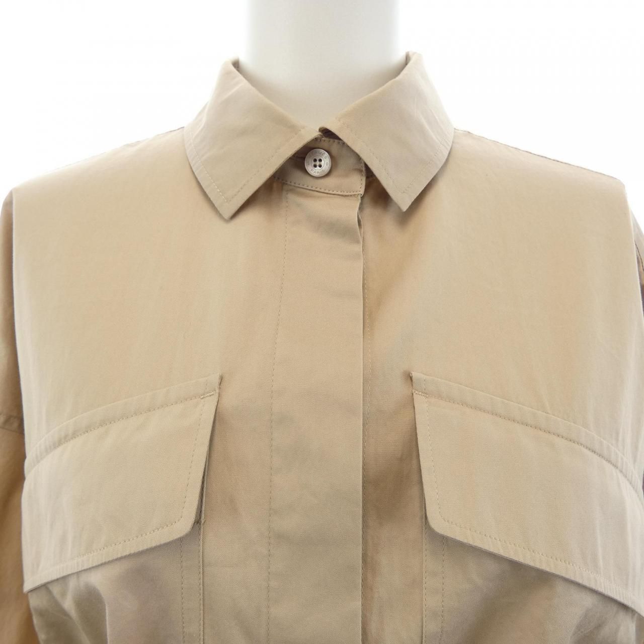 Hermes Carre Dress Beige — view 5