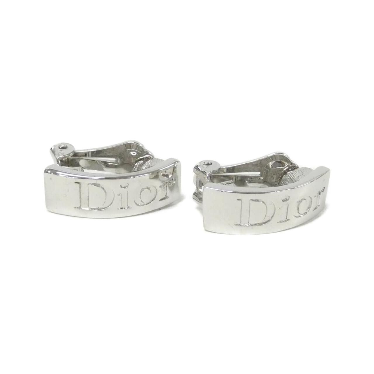 Dior Vintage Earrings Silver — view 3