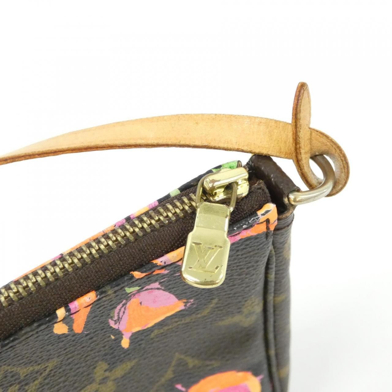 Louis Vuitton Vintage Monogram Rose Pochette Pouch — view 5