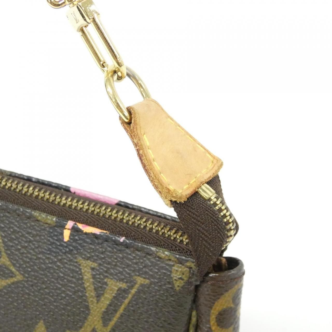 Louis Vuitton Vintage Monogram Rose Pochette Pouch — view 6