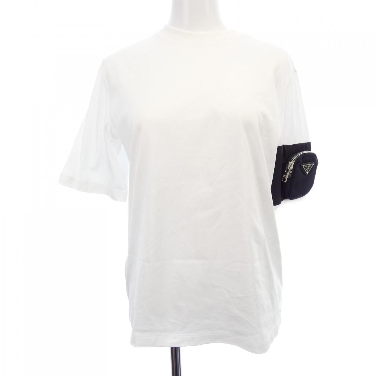 Prada Triangle Logo T-