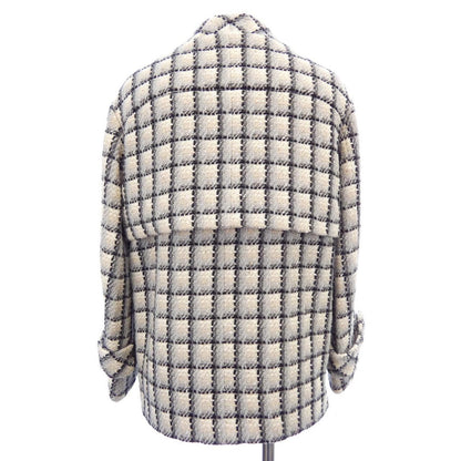 Chanel Collarless Jacket Gray — view 2