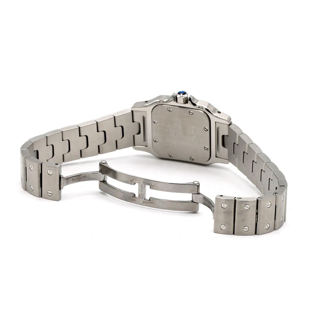 Cartier Santos Galbe SM SS Quartz Watch — view 7