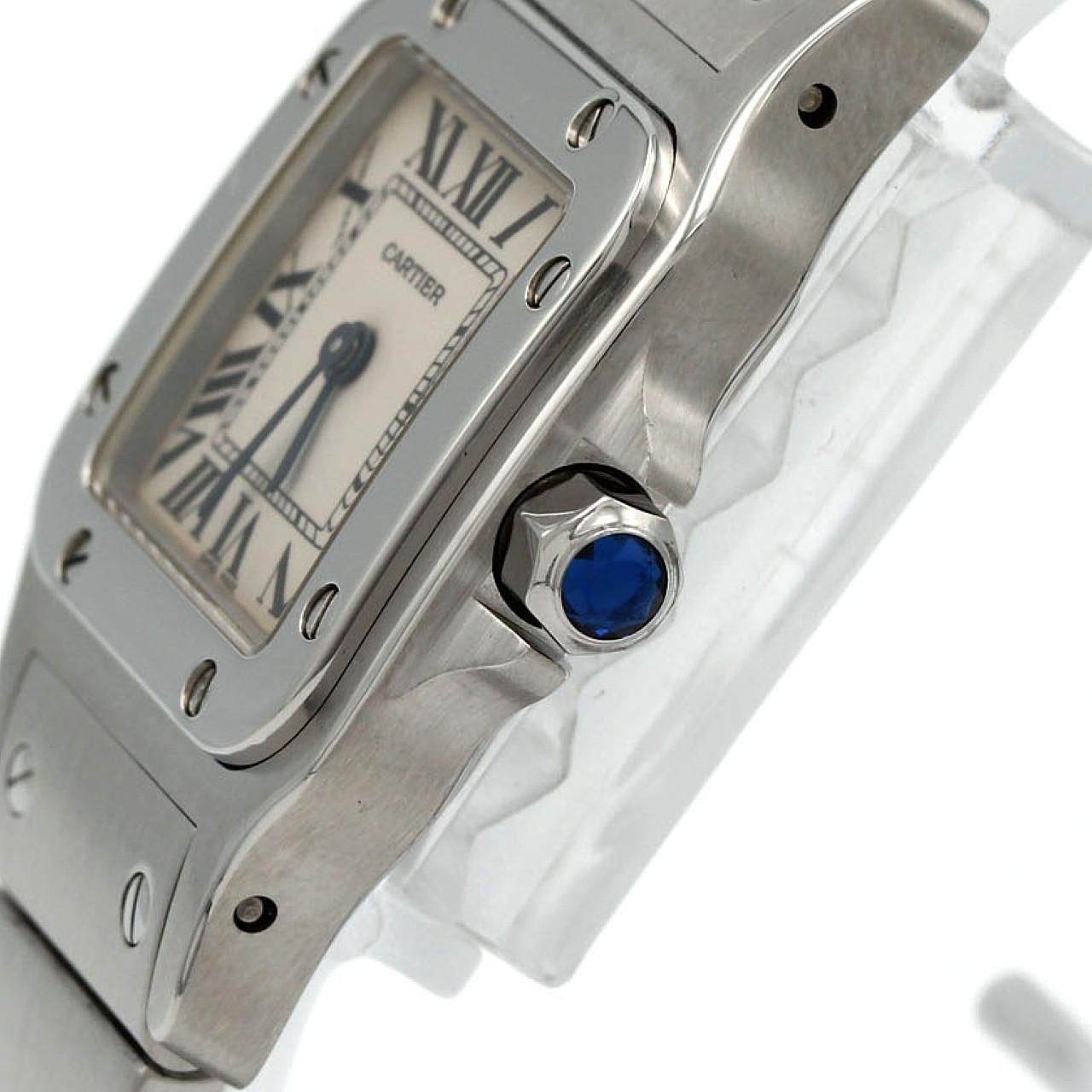 Cartier Santos Galbe SM SS Quartz Watch — view 4