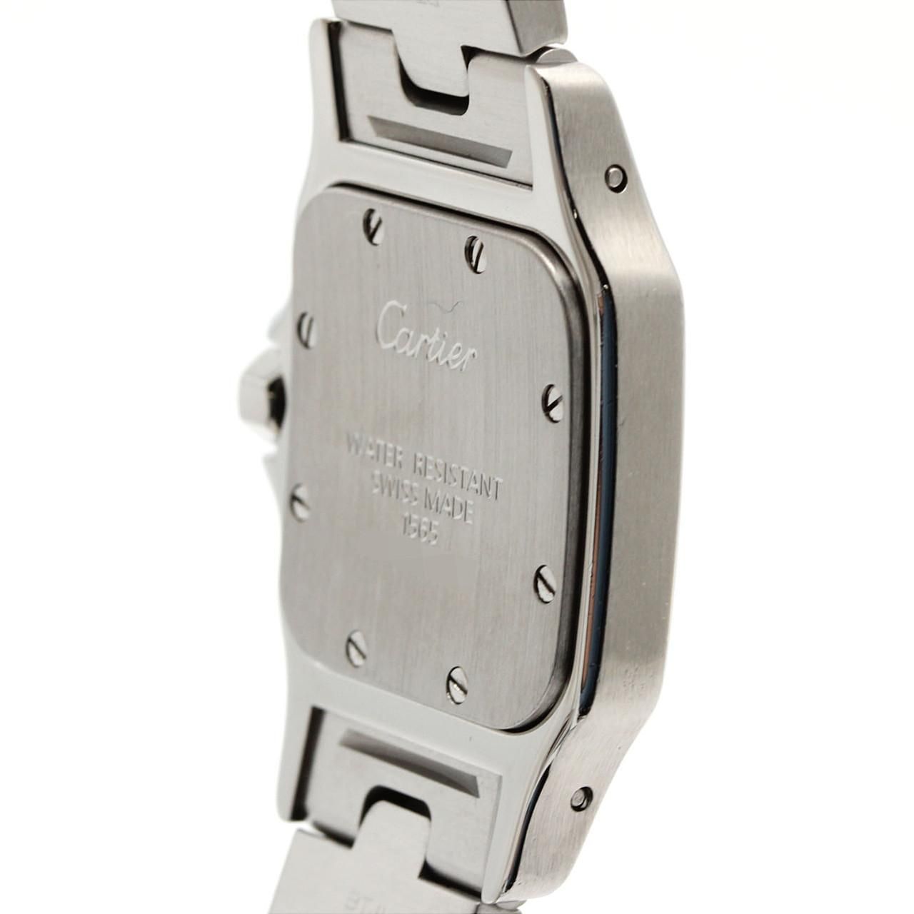 Cartier Santos Galbe SM SS Quartz Watch — view 6