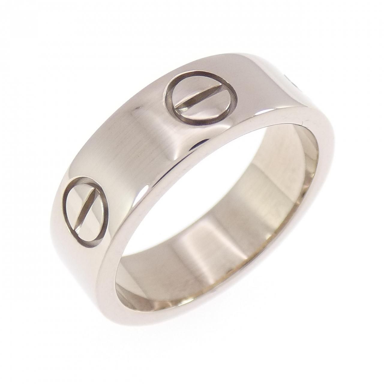 Cartier Love Ring White Gold