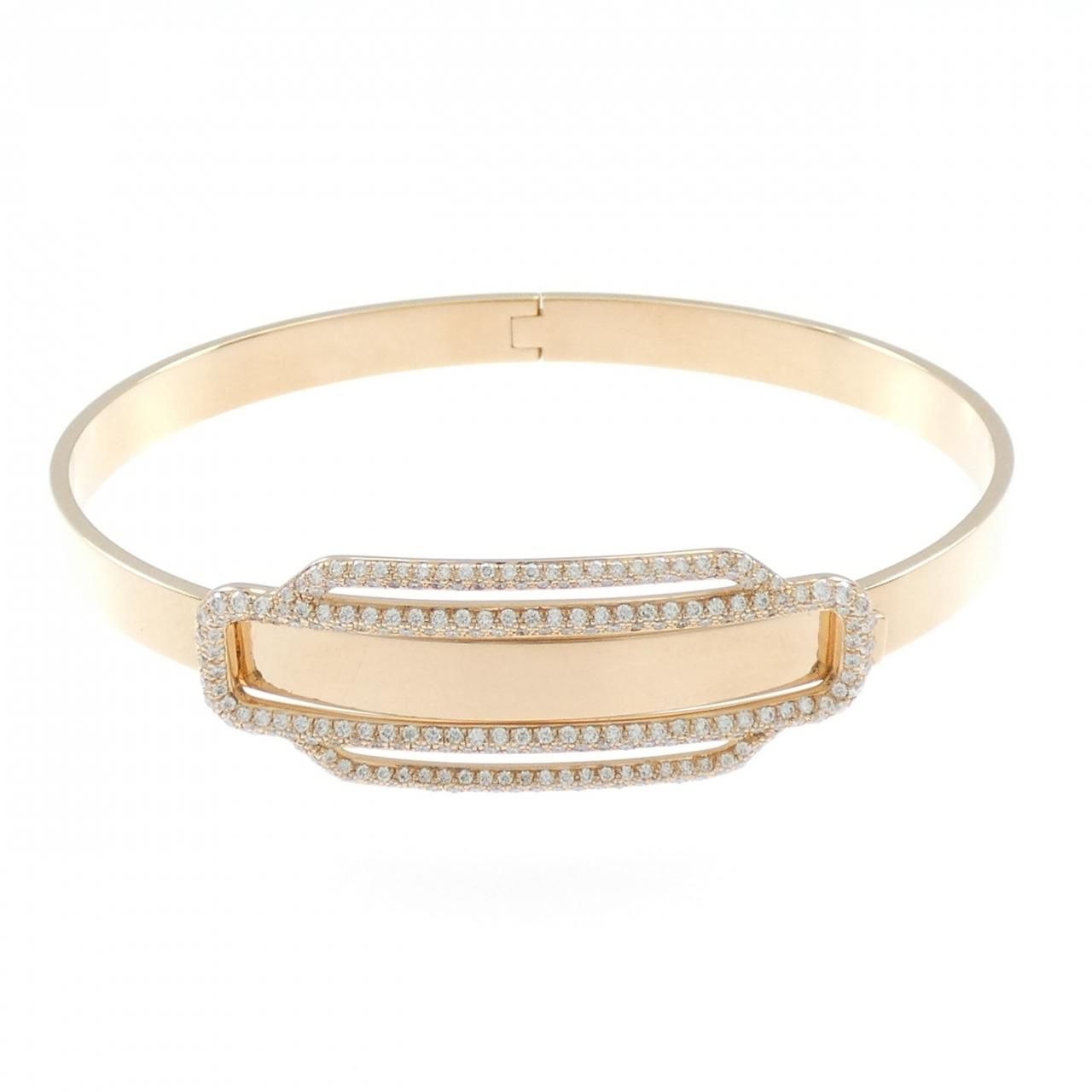 Hermes Diamond Bangle Bracelet