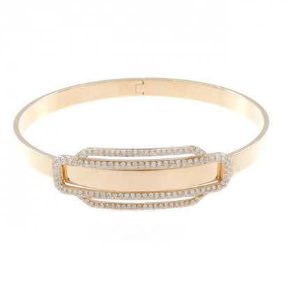 Hermes Diamond Bangle Bracelet