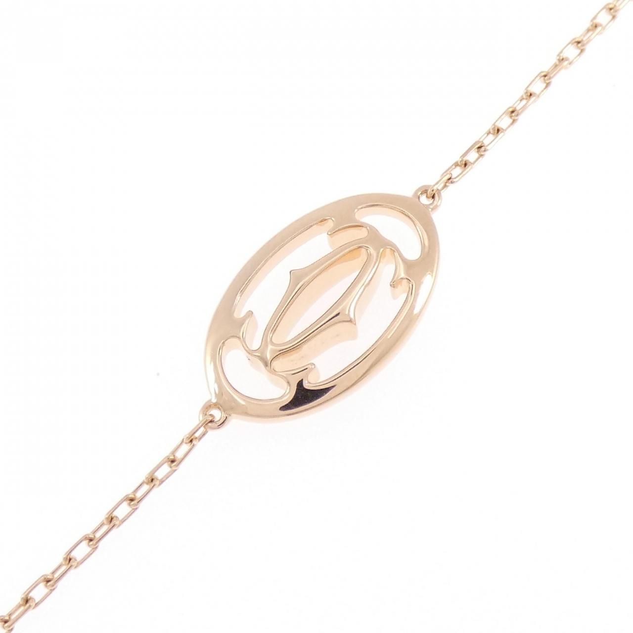 Cartier Logo Necklace Gold — view 5
