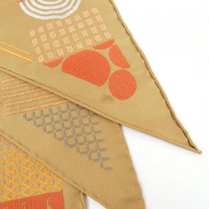 Hermes Liste AU Bloc Pointe Brode Scarf — view 2