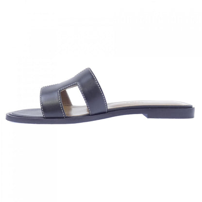 Hermes Oran Sandals Black — view 2
