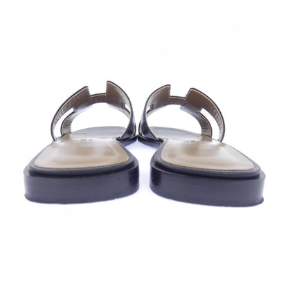 Hermes Oran Sandals Black — view 5