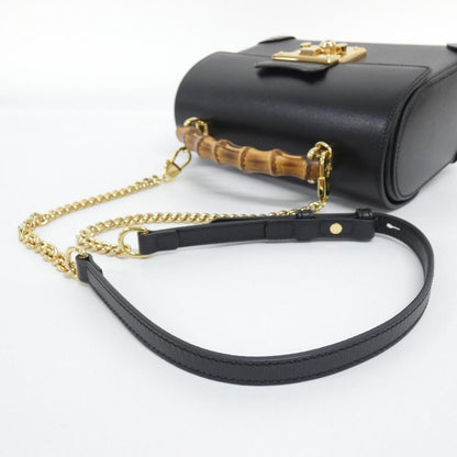 Gucci Padlock Bag Handbag Black — view 7