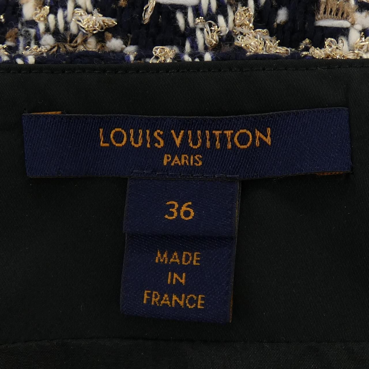 Louis Vuitton Dress Navy — view 4