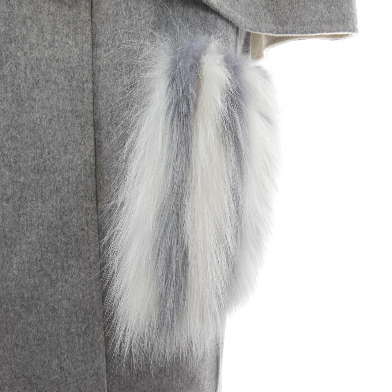 Fendi W1d Coat Gray — view 8