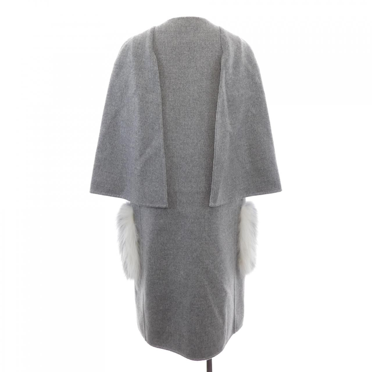 Fendi W1d Coat Gray — view 2