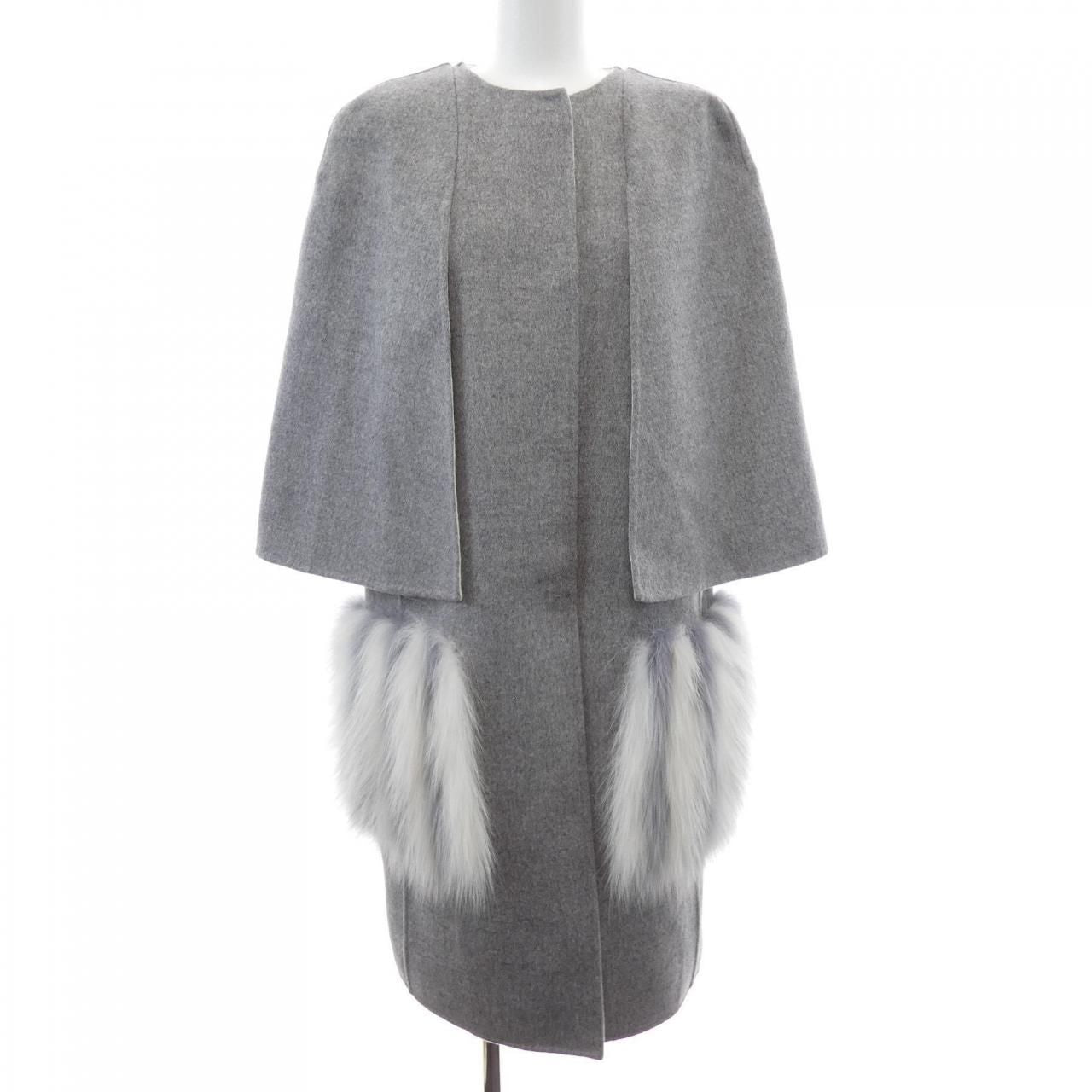Fendi W1d Coat Gray
