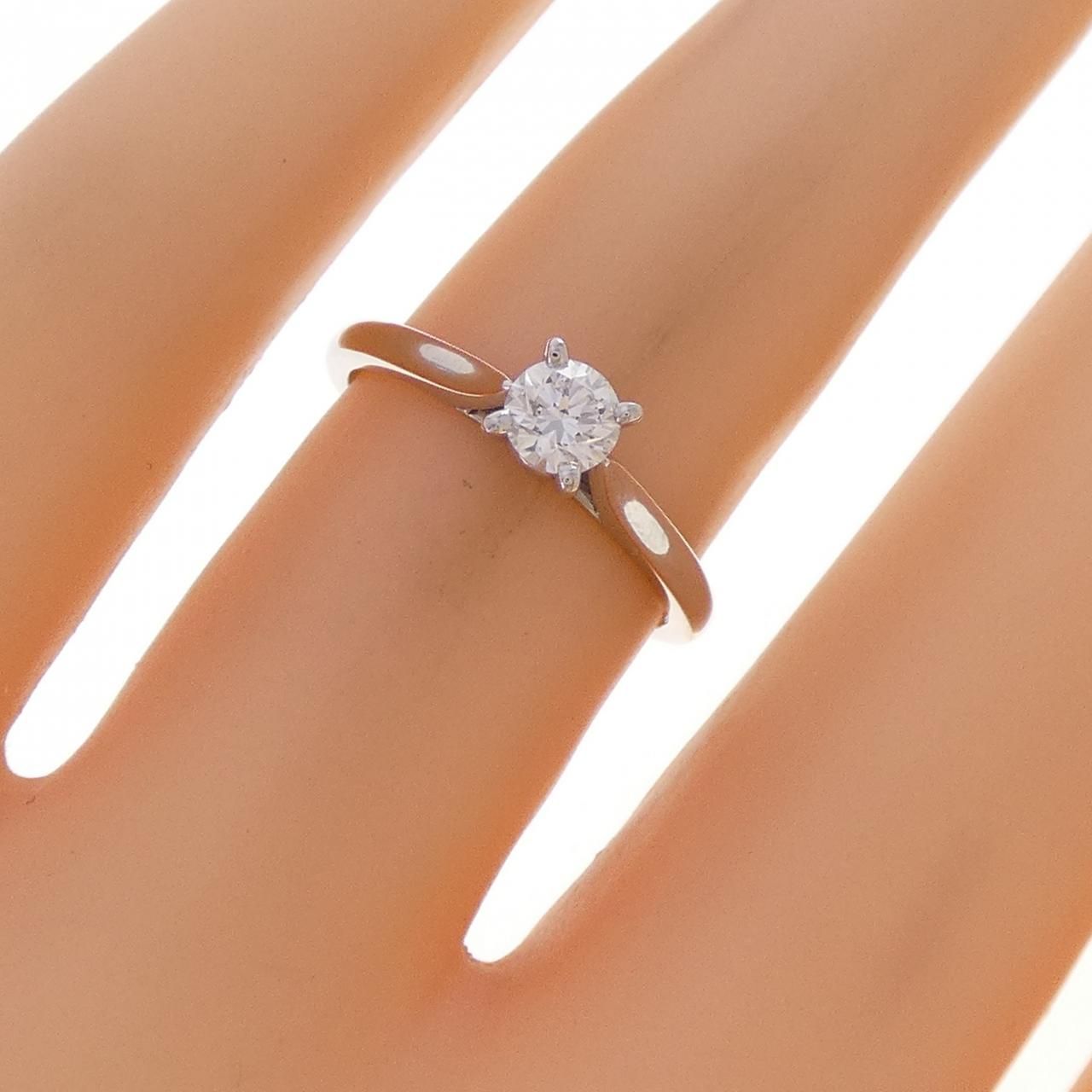 Cartier Solitaire Ring Silver