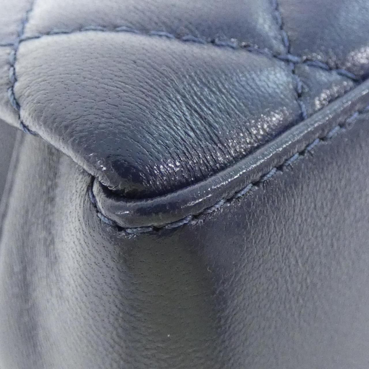 Chanel Bag Handbag Navy — view 3