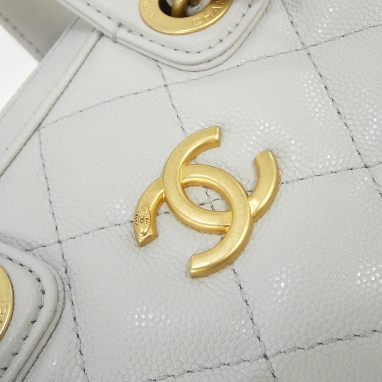 Chanel Bag Handbag Gray — view 4