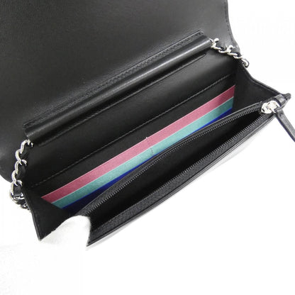 Chanel Chain Shoulder Bag Black — view 8