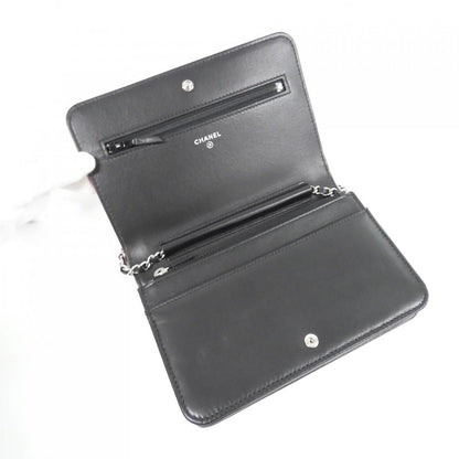 Chanel Chain Shoulder Bag Black — view 6