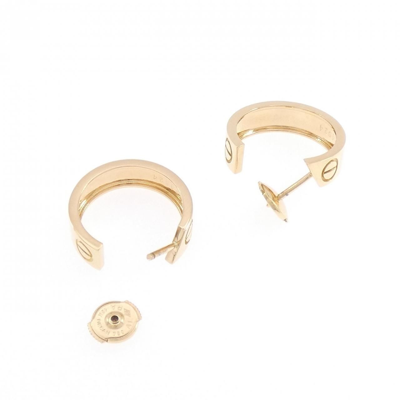 Cartier Love Earrings Gold — view 3